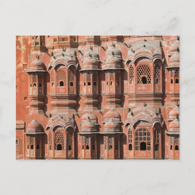 Carte Postale INDE, Rajasthan, Jaipur : Hawa Mahal (Palais de la (Devant)