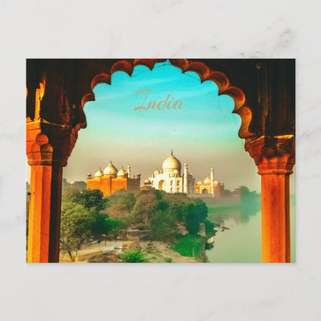 Carte Postale Inde Taj Mahal (Devant)
