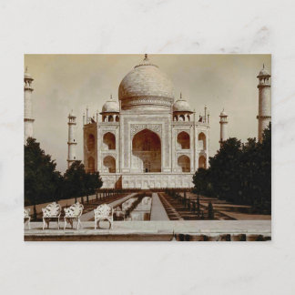 Carte Postale Inde vintage, Taj Mahal