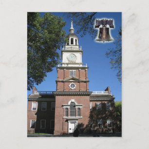 Carte Postale Indépendance Hall et Liberty Bell, PA