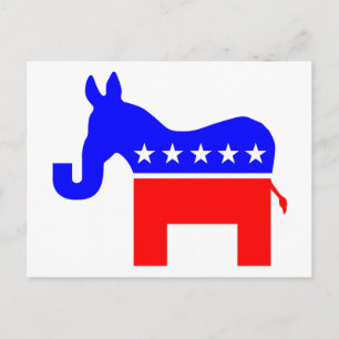 Carte Postale INDÉPENDANT ET BIPARTISAN - Hybride entre âne et é