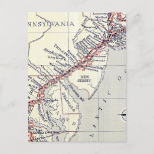 Carte Postale Index des plaques d'arpentage des routes