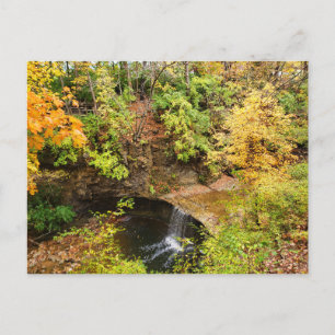 Carte Postale Indian Run Falls Park à Automne, Dublin, Ohio