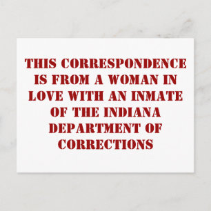 Carte Postale Indiana DoC #1