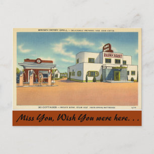 Carte Postale Indiana, Grill Derby Brown