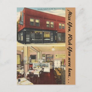Carte Postale Indiana, Lincoln Grill, Vincennes