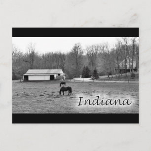 Carte Postale Indiana rurale