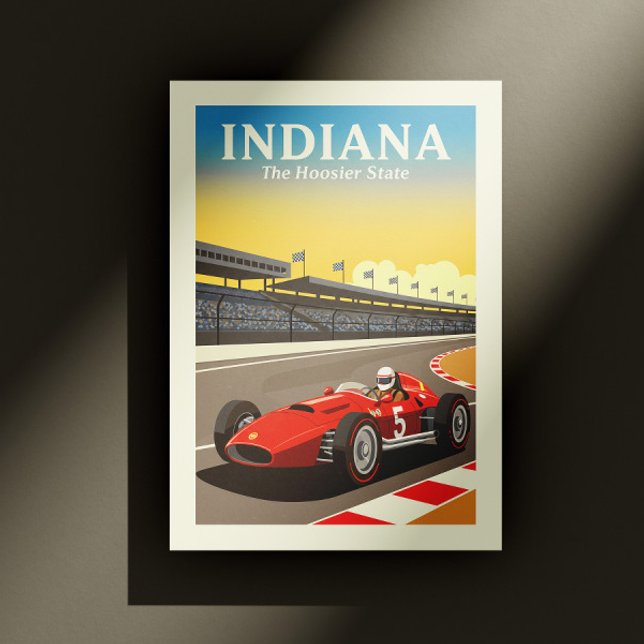 Carte Postale Indiana vintage (Créateur téléchargé)