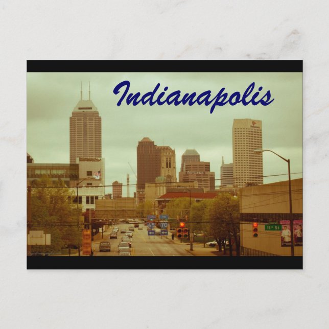 CARTE POSTALE INDIANAPOLIS (Devant)