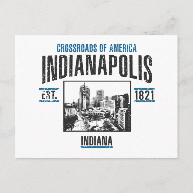 Carte Postale Indianapolis (Devant)