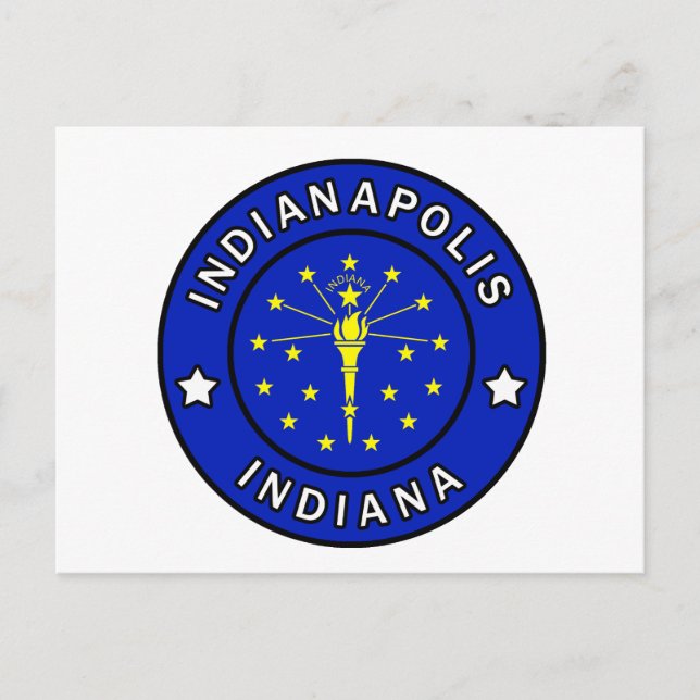 Carte Postale Indianapolis Indiana (Devant)