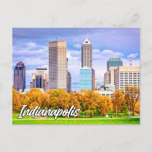 Carte Postale Indianapolis, Indiana, États-Unis