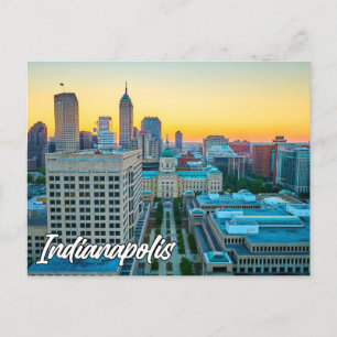 Carte Postale Indianapolis, Indiana, États-Unis