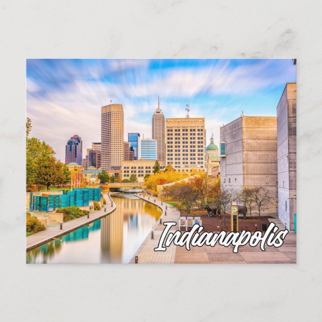 Carte Postale Indianapolis, Indiana, États-Unis (Devant)