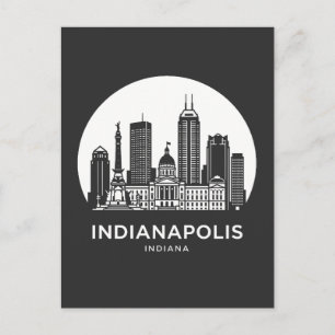 Carte Postale Indianapolis Ville Indiana