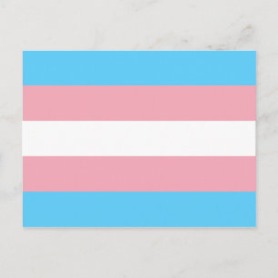Carte Postale Indicateur de fierté transgenre