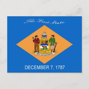 Carte postale Indicateur Delaware