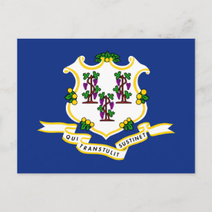 Carte Postale Indicateur d'état Connecticut