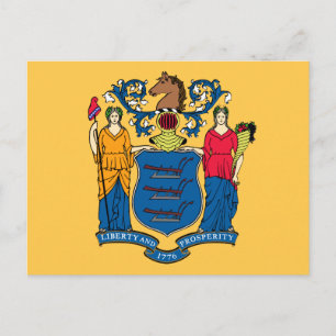 Carte Postale Indicateur du New Jersey