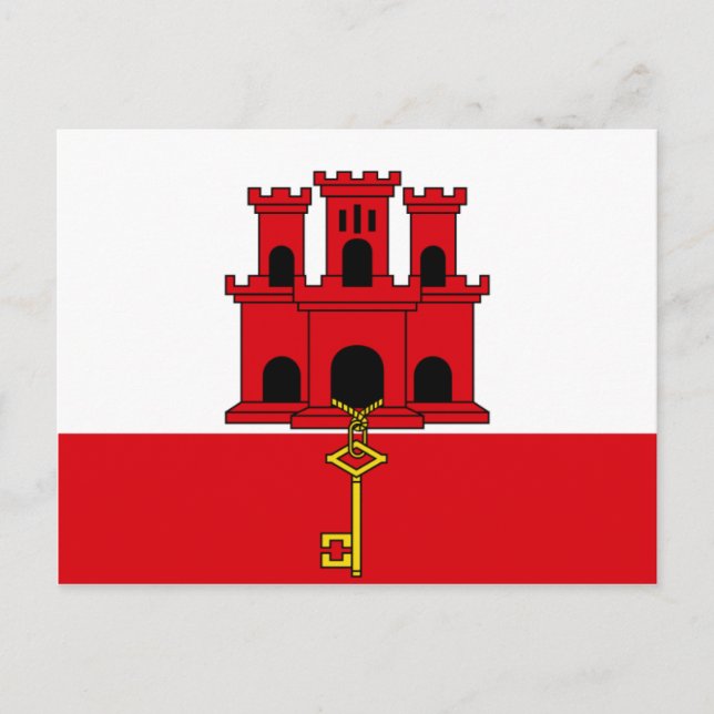 Carte Postale Indicateur Gibraltar (Devant)