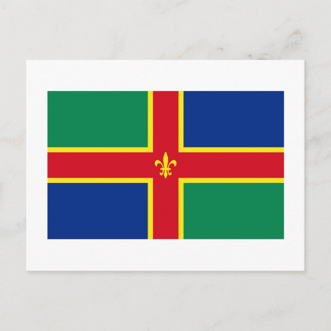 Carte Postale Indicateur Lincolnshire (Devant)