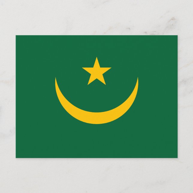 Carte postale Indicateur Mauritanie (Devant)