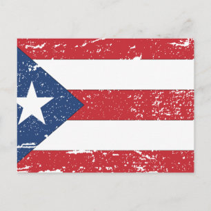 Carte Postale Indicateur Porto Rico vintage