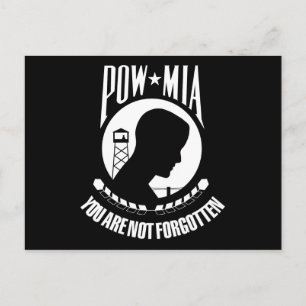 Carte Postale Indicateur POW MIA