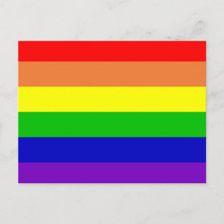 Carte Postale Indicateur Rainbow Gay Rights