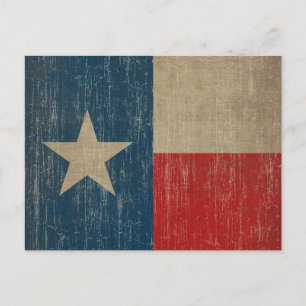 Carte Postale Indicateur Texas vintage