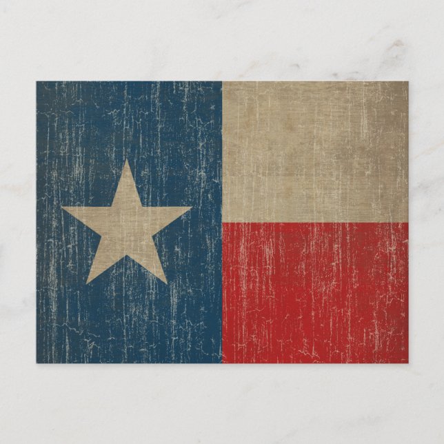 Carte Postale Indicateur Texas vintage (Devant)