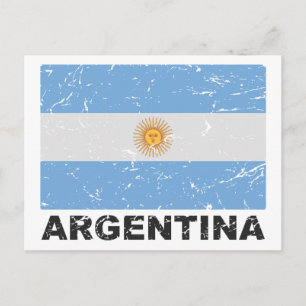 Carte Postale Indicateur Vintage Argentine
