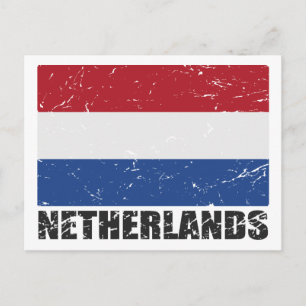Carte Postale Indicateur Vintage Pays-Bas