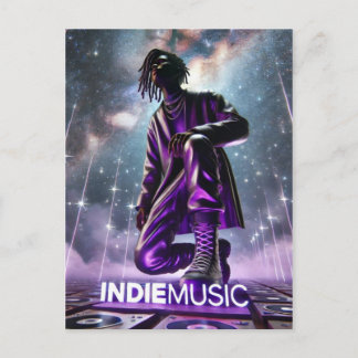 Carte Postale indieMusic Purple-1