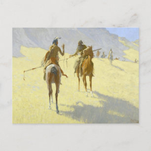 Carte Postale Indien d'Amérique par Remington