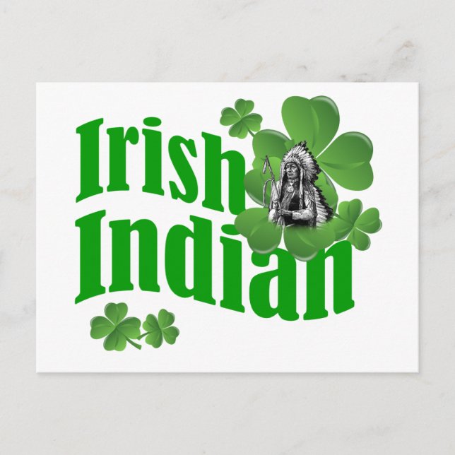 Carte Postale Indien irlandais (Devant)