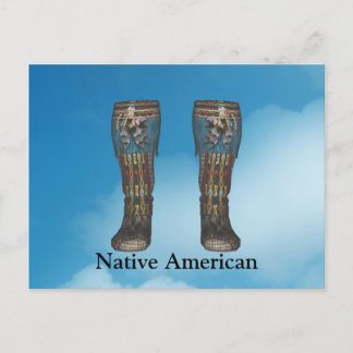 Carte postale indienne Mans Boots