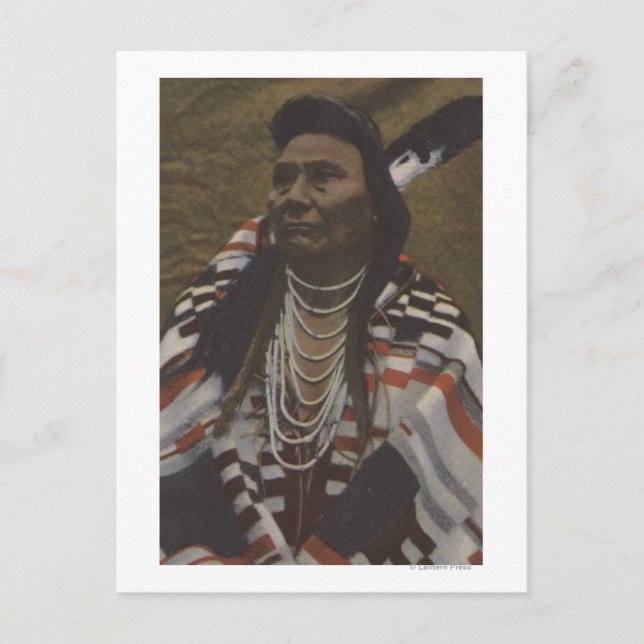 Carte Postale Indiens du Nord-Ouest - Chef Joseph du Nez (Devant)