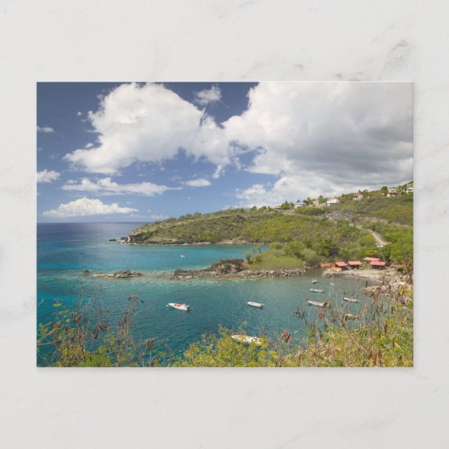 Carte Postale INDIENS OCCIDENTAUX FRANÇAIS (FWI), Guadaloupe, Ba (Devant)