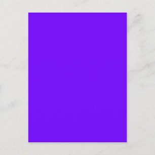 Carte Postale indigo électrique couleur