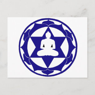 Carte Postale Indigo Lotus