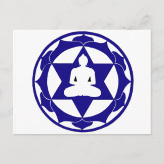 Carte Postale Indigo Lotus