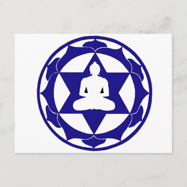 Carte Postale Indigo Lotus (Devant)