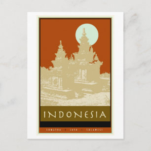 Carte Postale Indonésie