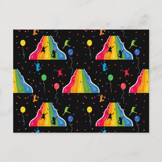 Carte Postale Indoor Slide Park Kids Playground  (Devant)