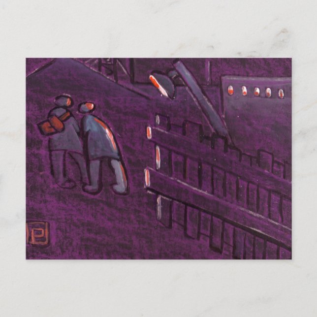 CARTE POSTALE INDUSTRIE LOURDE (Devant)