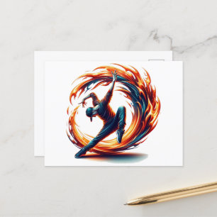 Carte Postale Inferno Spin - Stimuler l'esprit de Breakdance