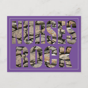 CARTE POSTALE INFIRMIER ROCK