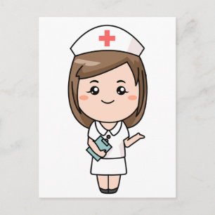 Carte Postale Infirmière
