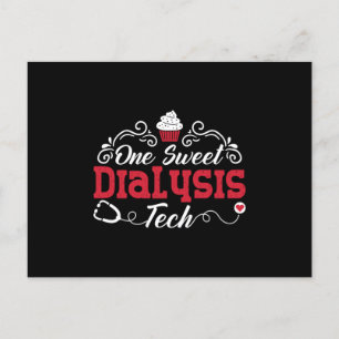 Carte Postale Infirmière de dialyse un technicien en technologie